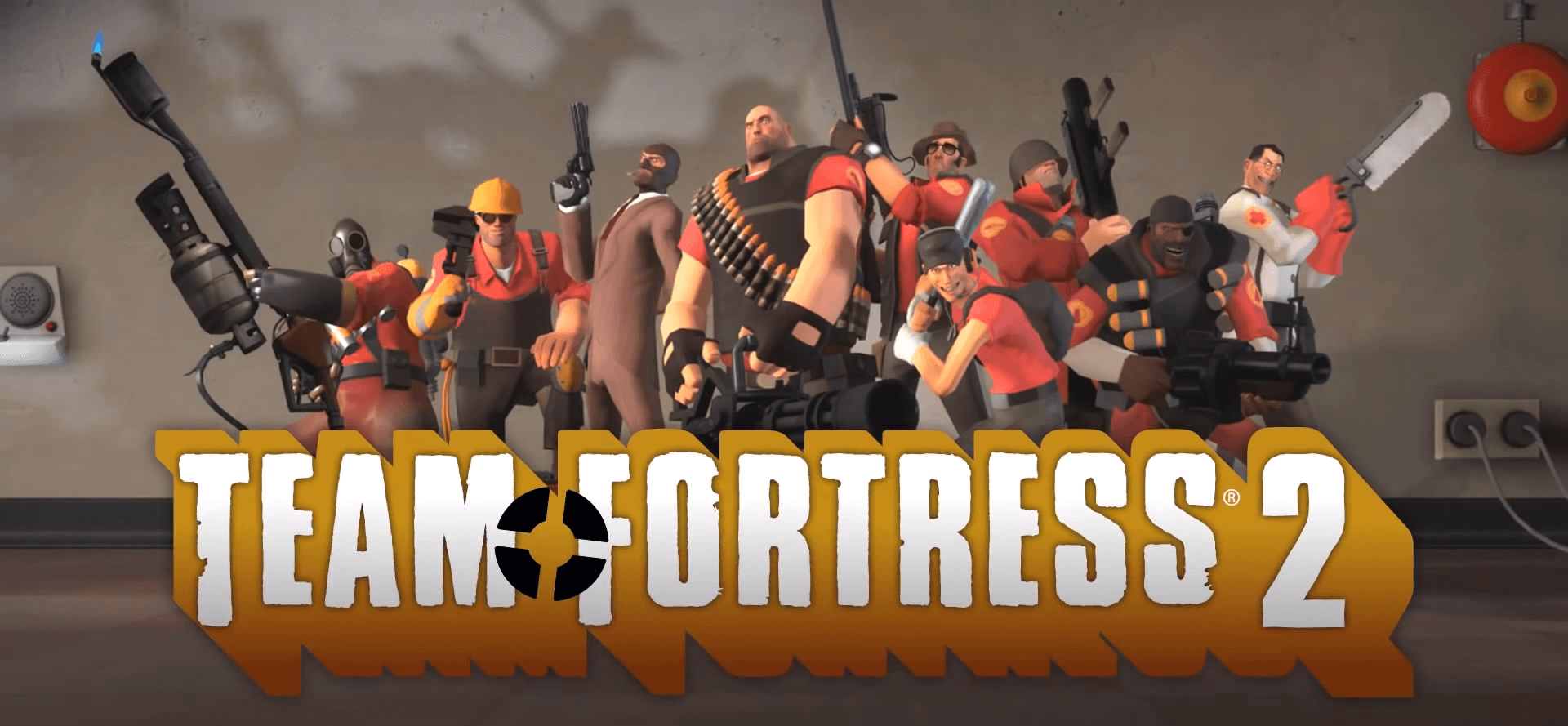 All TF2 mercs (Scout, Soldier, Pyro, Demoman, Heavy, Engineer, Medic, Sniper, Spy)