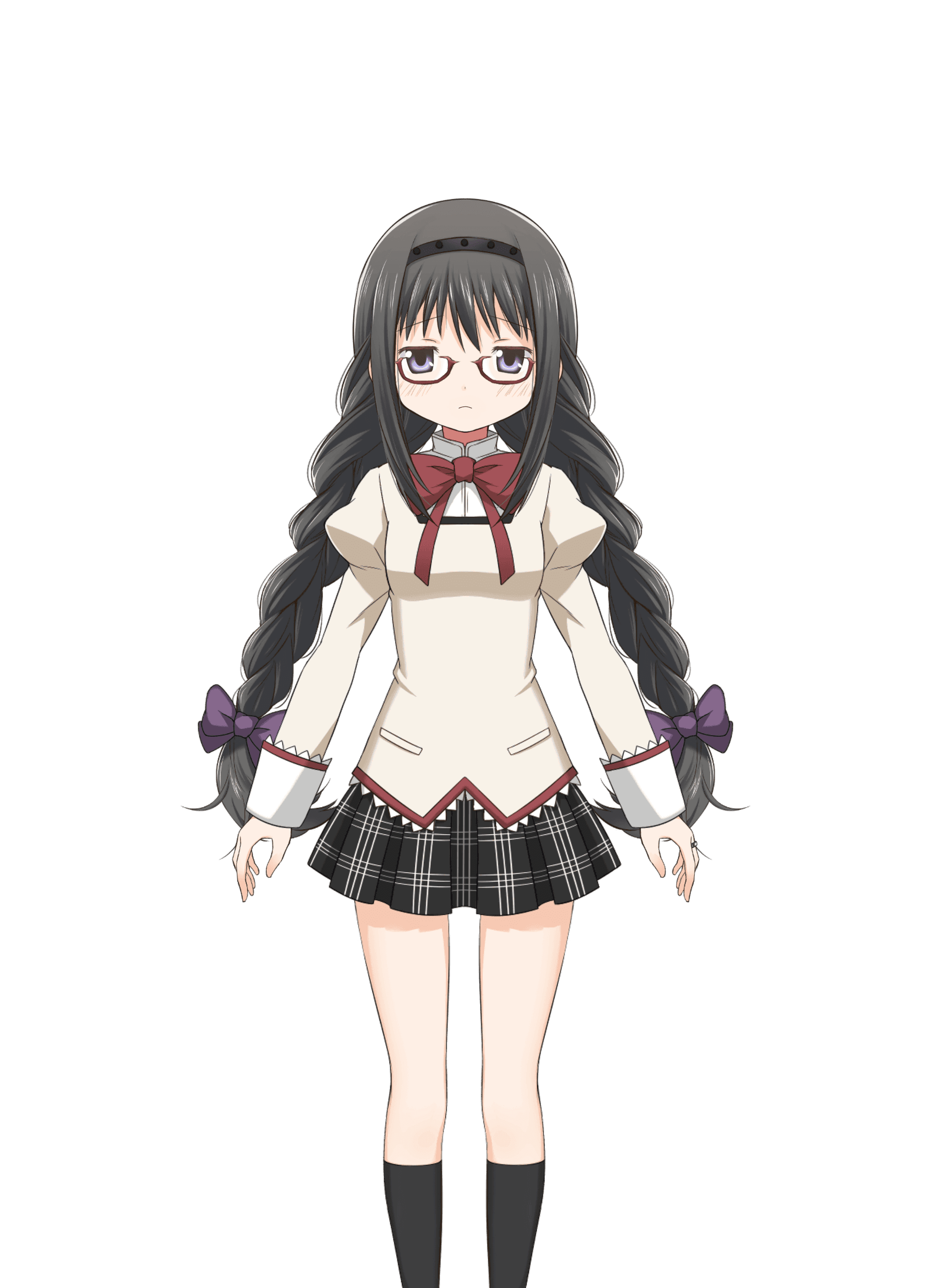 Homura Akemi (with Glasses?)