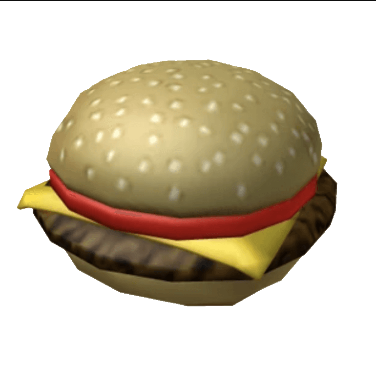 the Cheezburger gear from Roblox