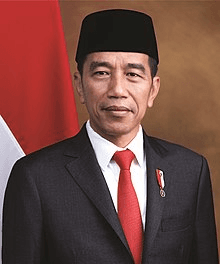 Jokowi (the president of indonesia)