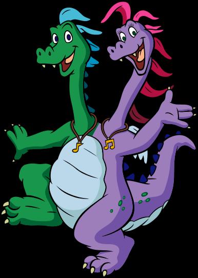 Zak and Wheezie (Dragon Tales), Trained