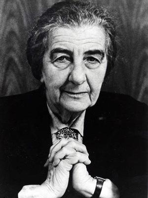 Golda Meir (the fourth Prime Minister of Israel)