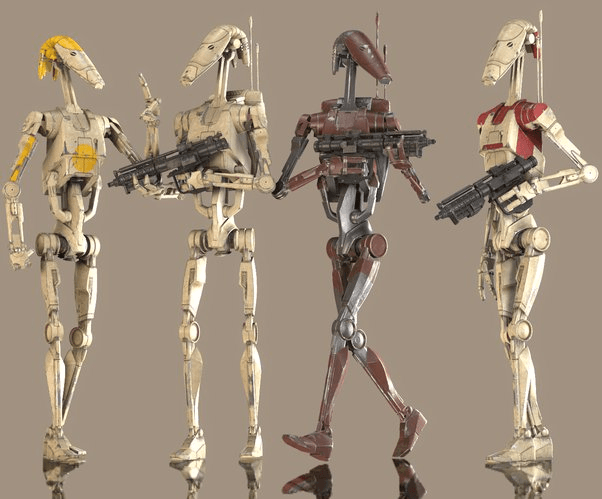 B1 Battle Droid and General Grievous (Star Wars Bf2)