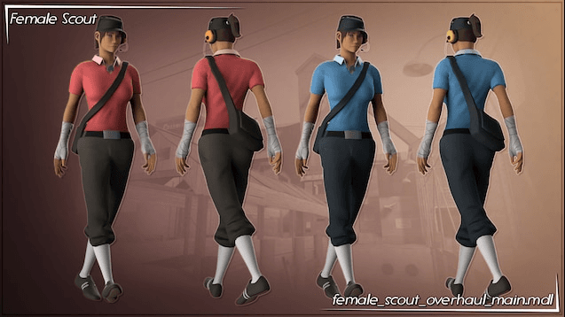 Female Scout (TF2)