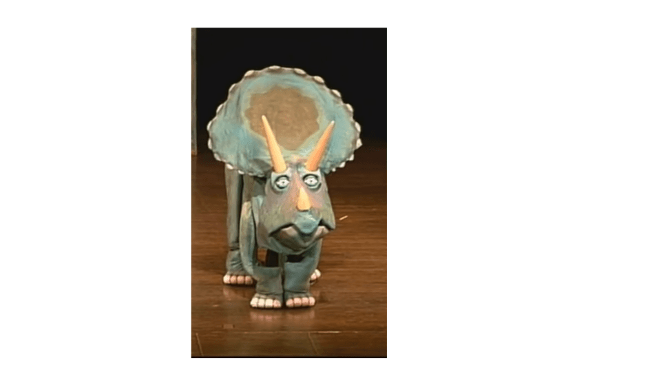 Tony Triceratops (Hudson Vagabond Puppets, Lynbrook, NY) (The Mammoth Follies)