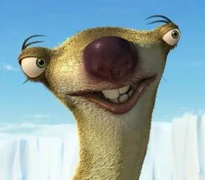 Sid The Sloth Form Ice Age