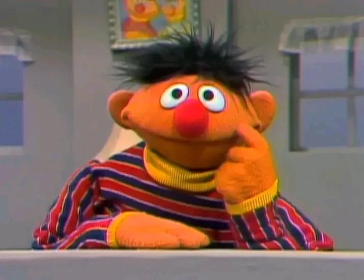 Egas Rua Sésamo (Ernie from Portuguese Version of Sesame Street)