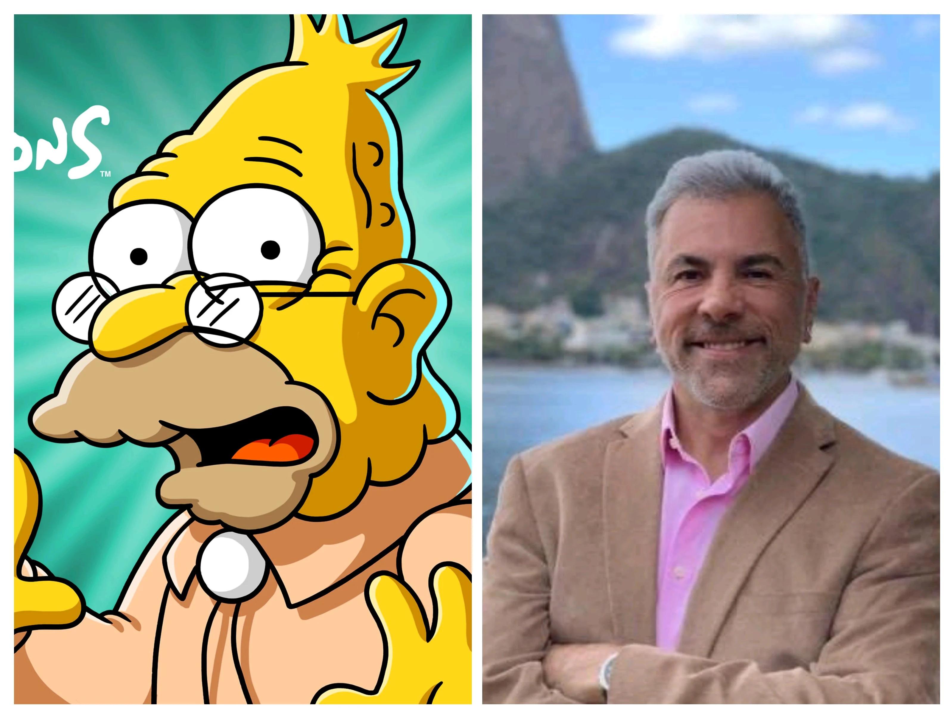 Abraham "Vovô" Simpson II (Os Simpsons) Carlos Alberto