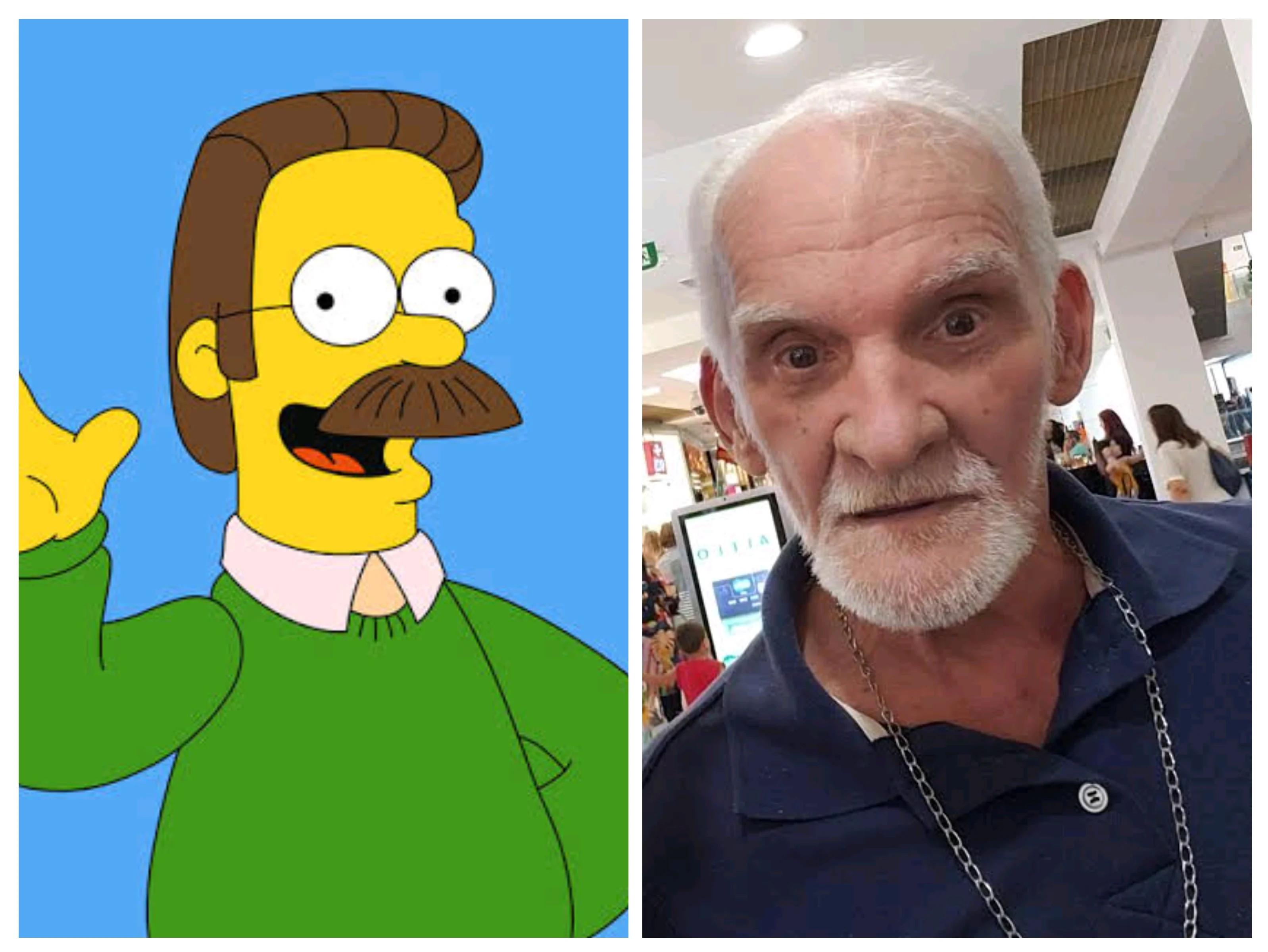 Ned Flander(Os Simpsons)Leonel Abrantes PT-BR