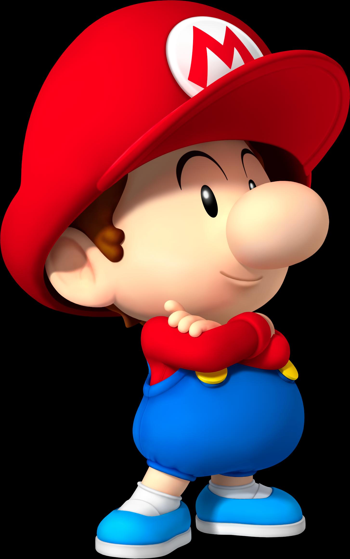 Baby Mario (Super Mario series) (redone version)