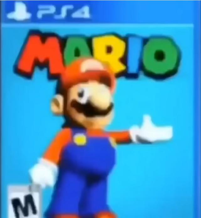 PS4 Mario (Meme)