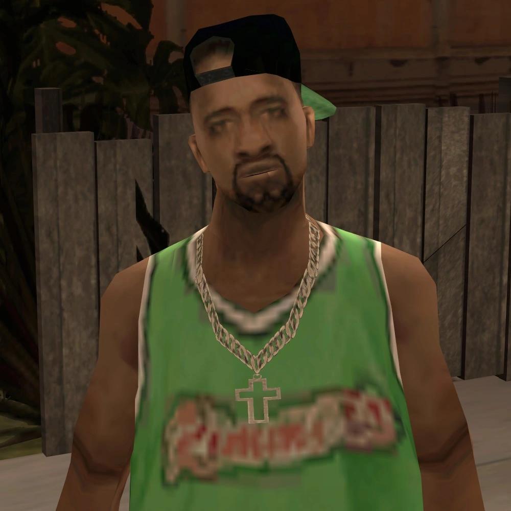 GTA San Andreas Grove Street Member №3 (fam3)