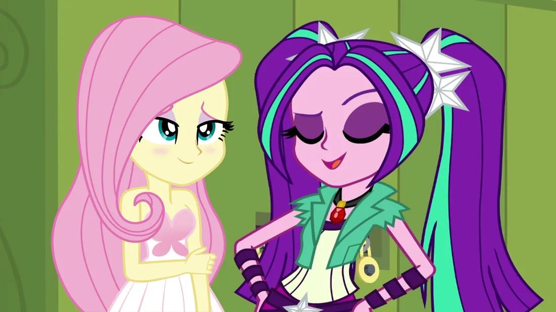 Aria Blaze, Fluttershy Sing voice's RUS DUB MLP