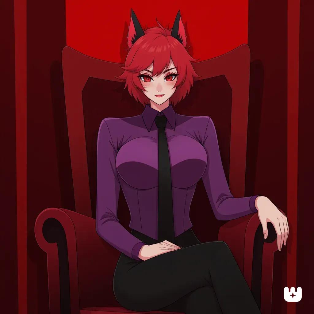 Alastor (Hazbin Hotel) (Gender bend Version)