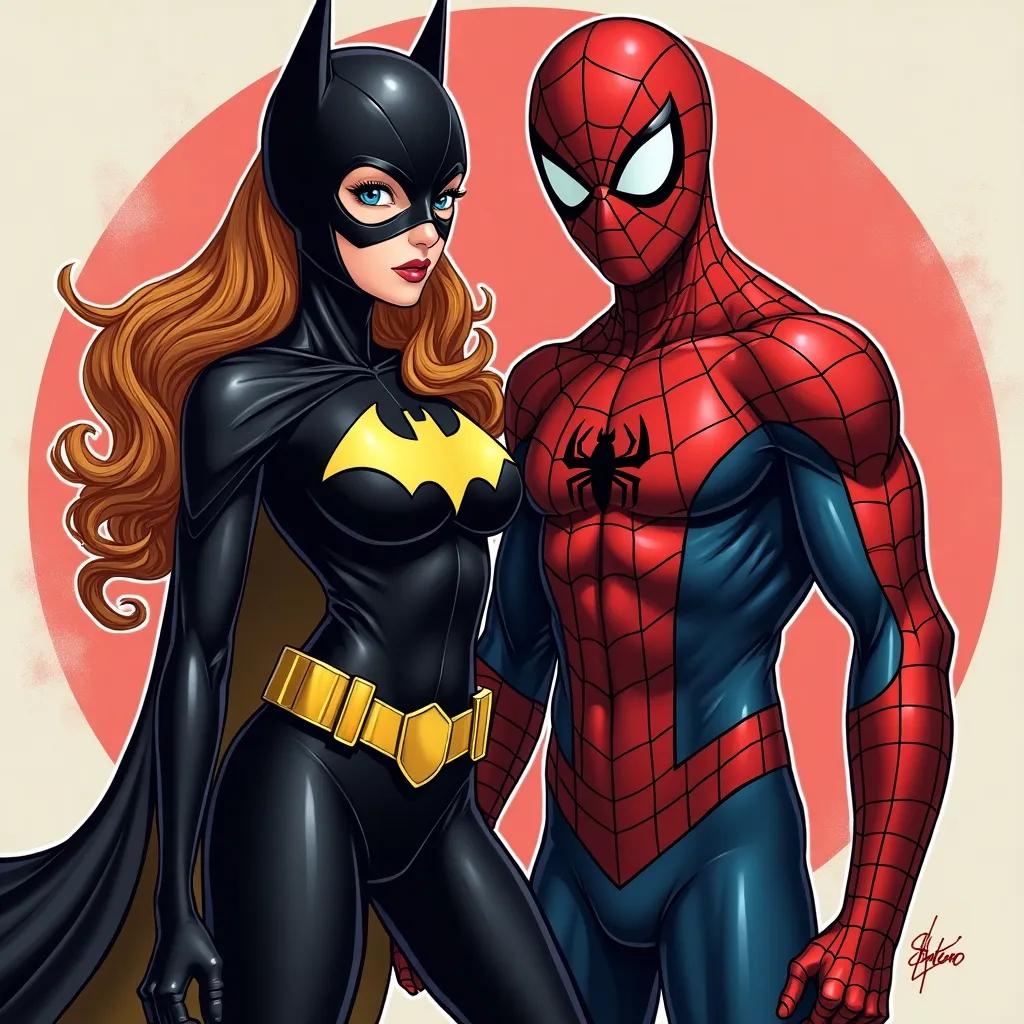 Batgirl x Spiderman 