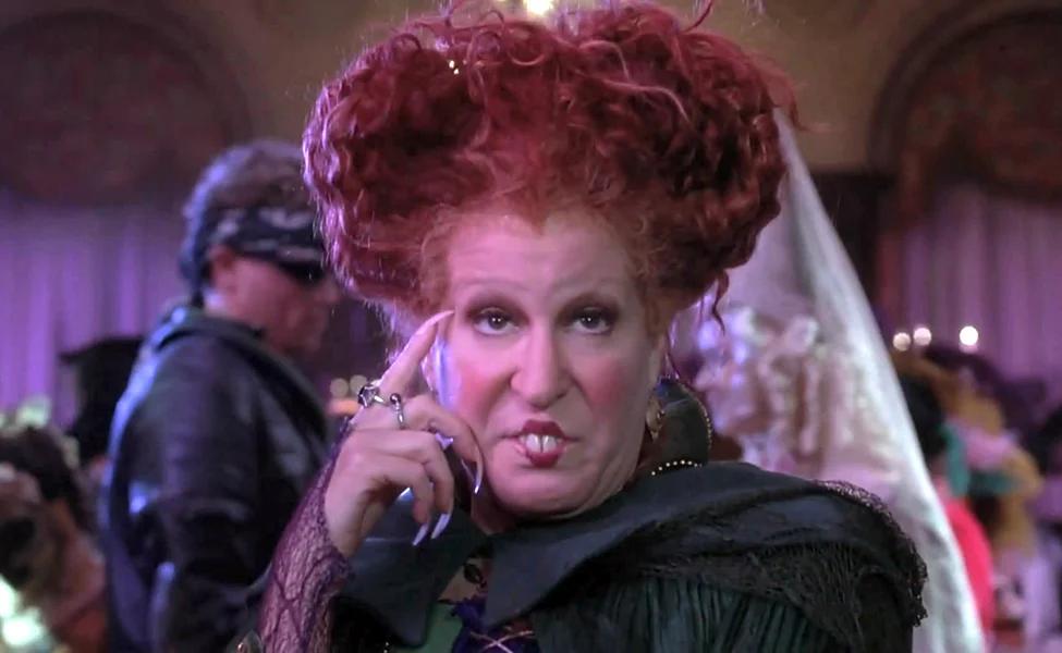 Bette Midler As Winifred Sanderson (I Put A Spell On You Single)