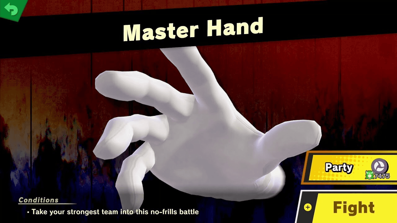 Super Smash Bros. Announcer - Master Hand (from SSBU)