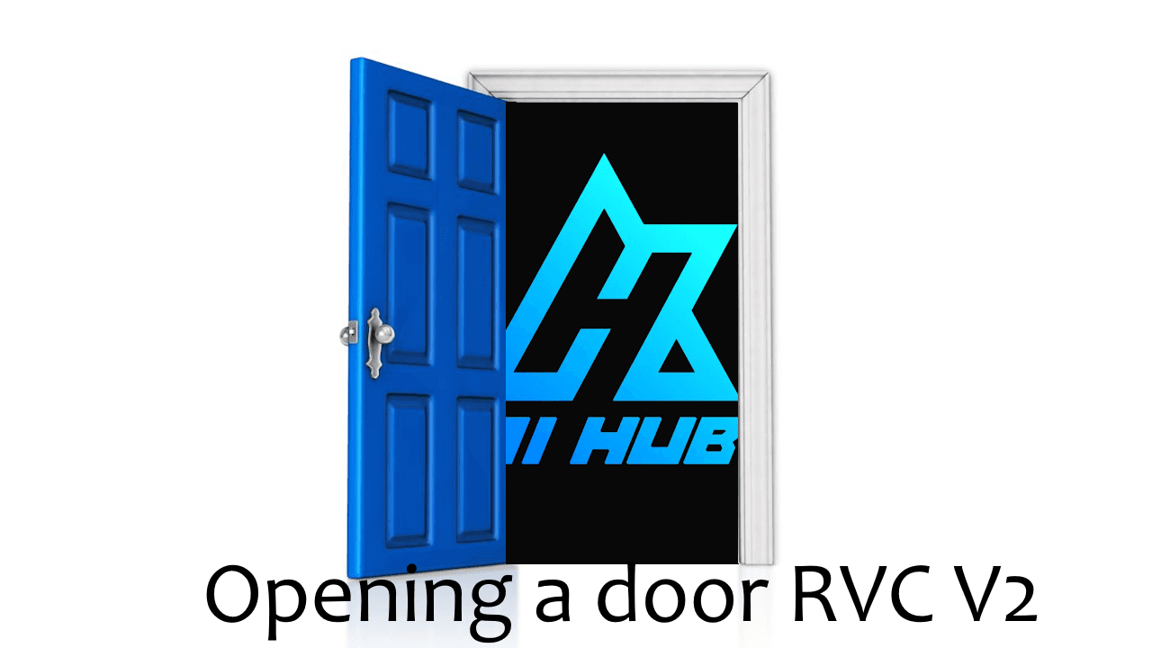 Opening a door