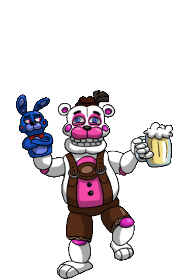 German Funtime Freddy (Freddy in Space 3: Chica in Space)
